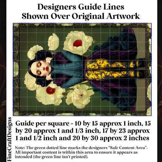 Gotische vrouw met klaprozen DQ6R Decoupage Tissuepapier