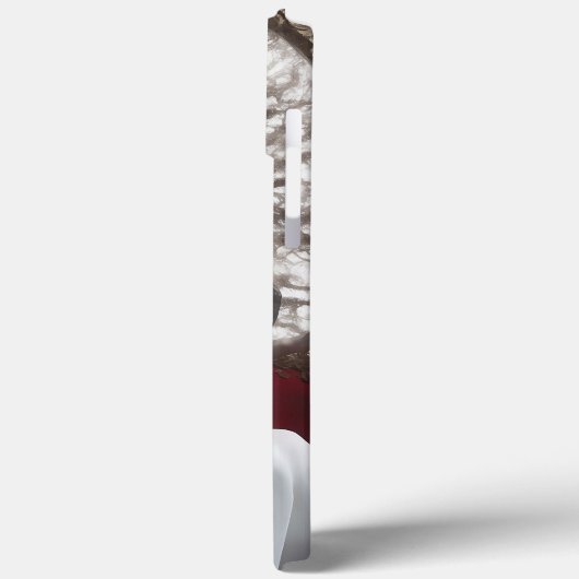 Gotische vrouw met rode roos hoofddeksel Case-Mate iPhone case (Achterkant / Links)