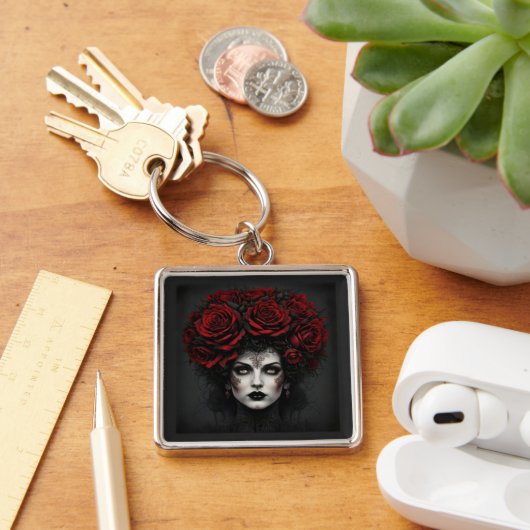 Gotische vrouw sleutelhanger (Bureau)