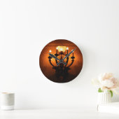 Gotische wandlamp ronde klok (Huis)
