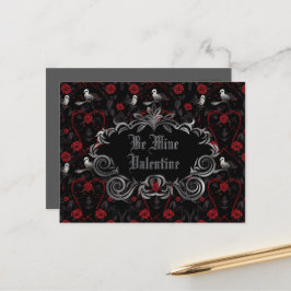 Gotische Wees Mijn Valentijn Briefkaart