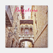 Gotische wijk in Barcelona, Spanje Magneet (Voorkant)