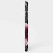 Gotische wijn Red Rose Fine Art Botanische Schilde iPhone Hoesje (Linkerkant)