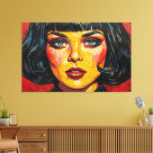 GOTISCHE WILDERNIS 4 CANVAS AFDRUK (Insitu (Woonkamer))