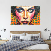 GOTISCHE WOESTIJN 10 CANVAS AFDRUK (Insitu (Slaapkamer))