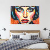 GOTISCHE WOESTIJN 11 CANVAS AFDRUK (Insitu (Slaapkamer))