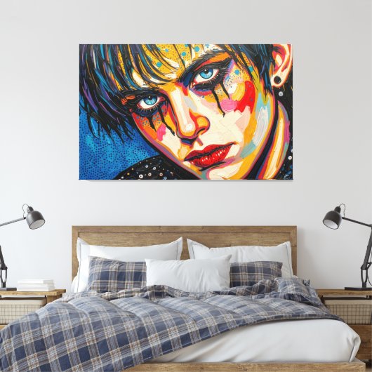 GOTISCHE WOESTIJN 11 CANVAS AFDRUK (Insitu (Slaapkamer))