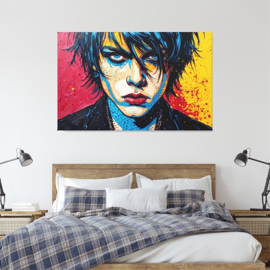 GOTISCHE WOESTIJN 12 CANVAS AFDRUK (Insitu (Slaapkamer))