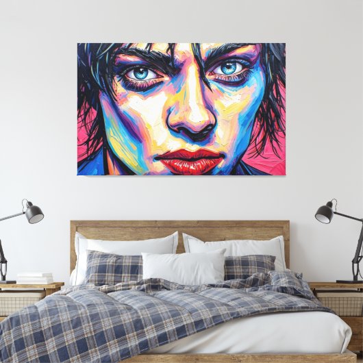 GOTISCHE WOESTIJN 18 CANVAS AFDRUK (Insitu (Slaapkamer))