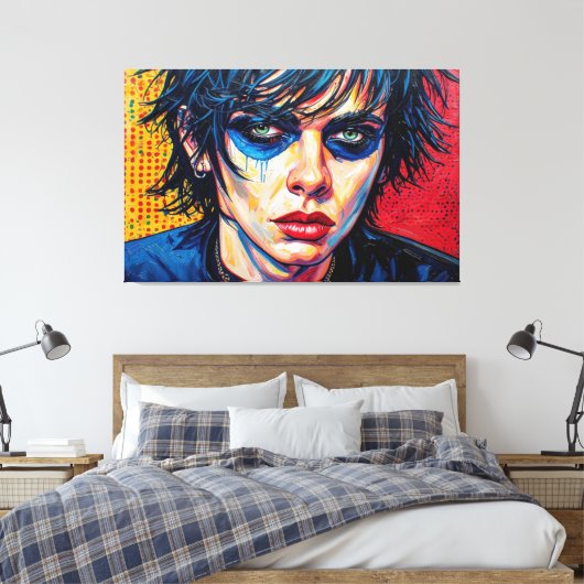 GOTISCHE WOESTIJN 20 CANVAS AFDRUK (Insitu (Slaapkamer))