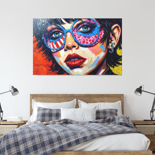 GOTISCHE WOESTIJN 24 CANVAS AFDRUK (Insitu (Slaapkamer))