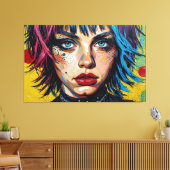 GOTISCHE WOESTIJN 25 CANVAS AFDRUK (Insitu (Woonkamer))
