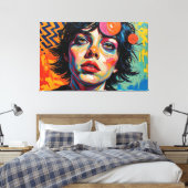 GOTISCHE WOESTIJN 26 CANVAS AFDRUK (Insitu (Slaapkamer))