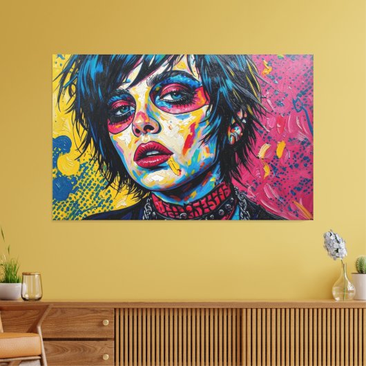GOTISCHE WOESTIJN 30 CANVAS AFDRUK (Insitu (Woonkamer))