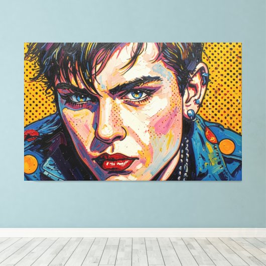 GOTISCHE WOESTIJN 4 CANVAS AFDRUK (Insitu (Houten vloer))