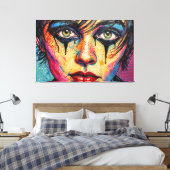 GOTISCHE WOESTIJN 6 CANVAS AFDRUK (Insitu (Slaapkamer))