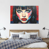 GOTISCHE WOESTIJN 7 CANVAS AFDRUK (Insitu (Slaapkamer))