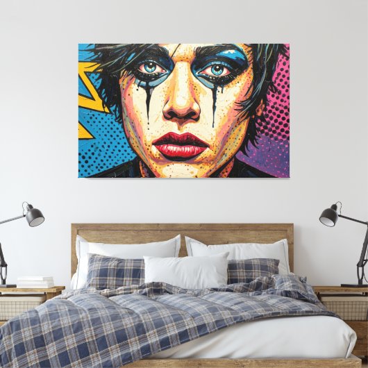 GOTISCHE WOESTIJN 7 CANVAS AFDRUK (Insitu (Slaapkamer))