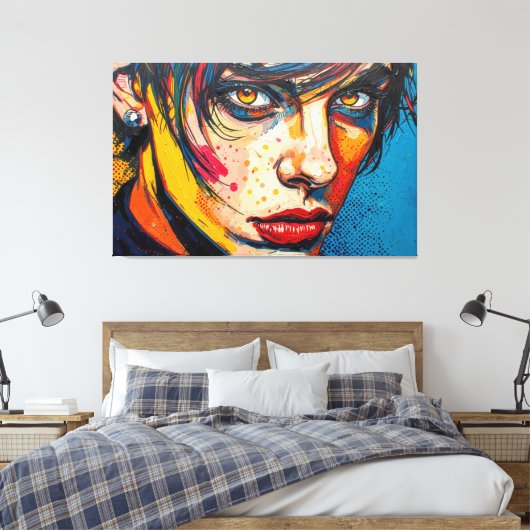 GOTISCHE WOESTIJN 8 CANVAS AFDRUK (Insitu (Slaapkamer))