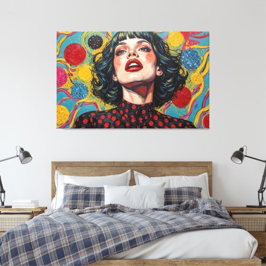 GOTISCHE WOESTIJN 8 CANVAS AFDRUK (Insitu (Slaapkamer))