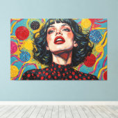 GOTISCHE WOESTIJN 8 CANVAS AFDRUK (Insitu (Houten vloer))
