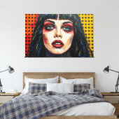 GOTISCHE WOESTIJN 9 CANVAS AFDRUK (Insitu (Slaapkamer))
