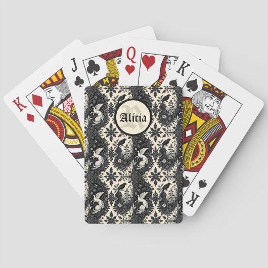Gotische Yin Yang Pokerkaarten (Achterkant)