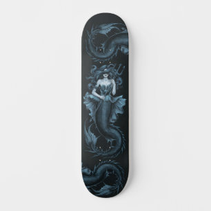 Gotische zeemeermin beklijvend gevaar persoonlijk skateboard