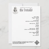 Gotische zeemeermin laatste zeil voor sluier bache kaart (Achterkant)