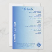 Gotische zeemeermin skelet Laatste splash bachelor Kaart (Achterkant)