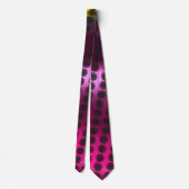 GOTISCHE ZON DELTIC KNOPEN Roze Fuchsia Edelsteen Stropdas (Achterkant)