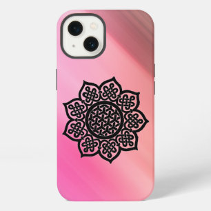 GOTISCHE ZON Zwart Roze Keltische Knopen iPhone 13 Hoesje
