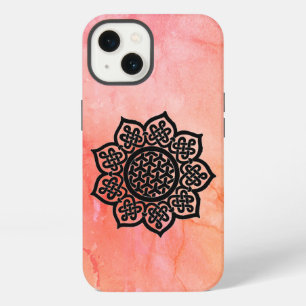 GOTISCHE ZON Zwart Roze Rood Keltische Knopen iPhone 13 Hoesje