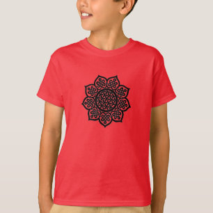 GOTISCHE ZON Zwarte Keltische knopen  T-shirt