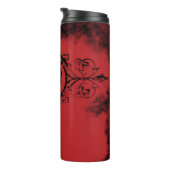  gotische zwarte en rode schedel thermosbeker (Geroteerd rechts)