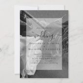 Gotische Zwarte en Witte Rozen Gotische Trouw Uitn (Voorkant)