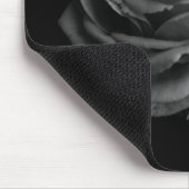 Gotische zwarte rozen muismat (Hoek)