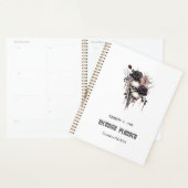 Gotische zwarte Rozen schedels Planner (Display)