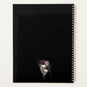 Gotische zwarte Rozen schedels Planner (Achterkant)