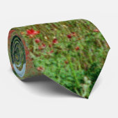 Gotland Swedem met papavervelden Stropdas (Opgerold)