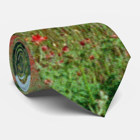 Gotland Swedem met papavervelden Stropdas (Opgerold)