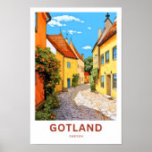 Gotland Zweden Reisprint Poster (Voorkant)