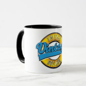 Gotland Zweden  stijl logo Mok (Voorkant links)