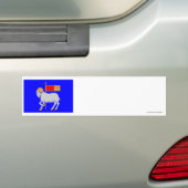 Gotlands län flag bumpersticker (Op auto)