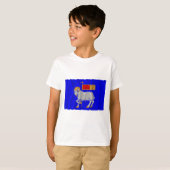 Gotlands län waving flag t-shirt (Voorkant volledig)