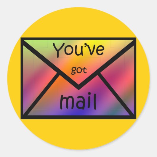 Gotmail Ronde Sticker (Voorkant)
