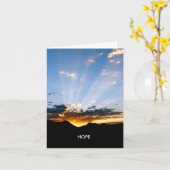 "Gott Bedompte sei " Kaart (Gele Bloem)