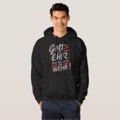 Gott zur Ehr dem Nächsten zur Wehr - Feuerwehr Hoodie (Voorkant volledig)
