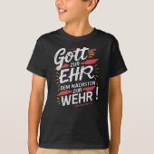 Gott zur Ehr dem Nächsten zur Wehr - Feuerwehr T-shirt (Voorkant)