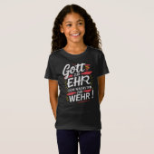 Gott zur Ehr dem Nächsten zur Wehr - Feuerwehr T-shirt (Voorkant volledig)